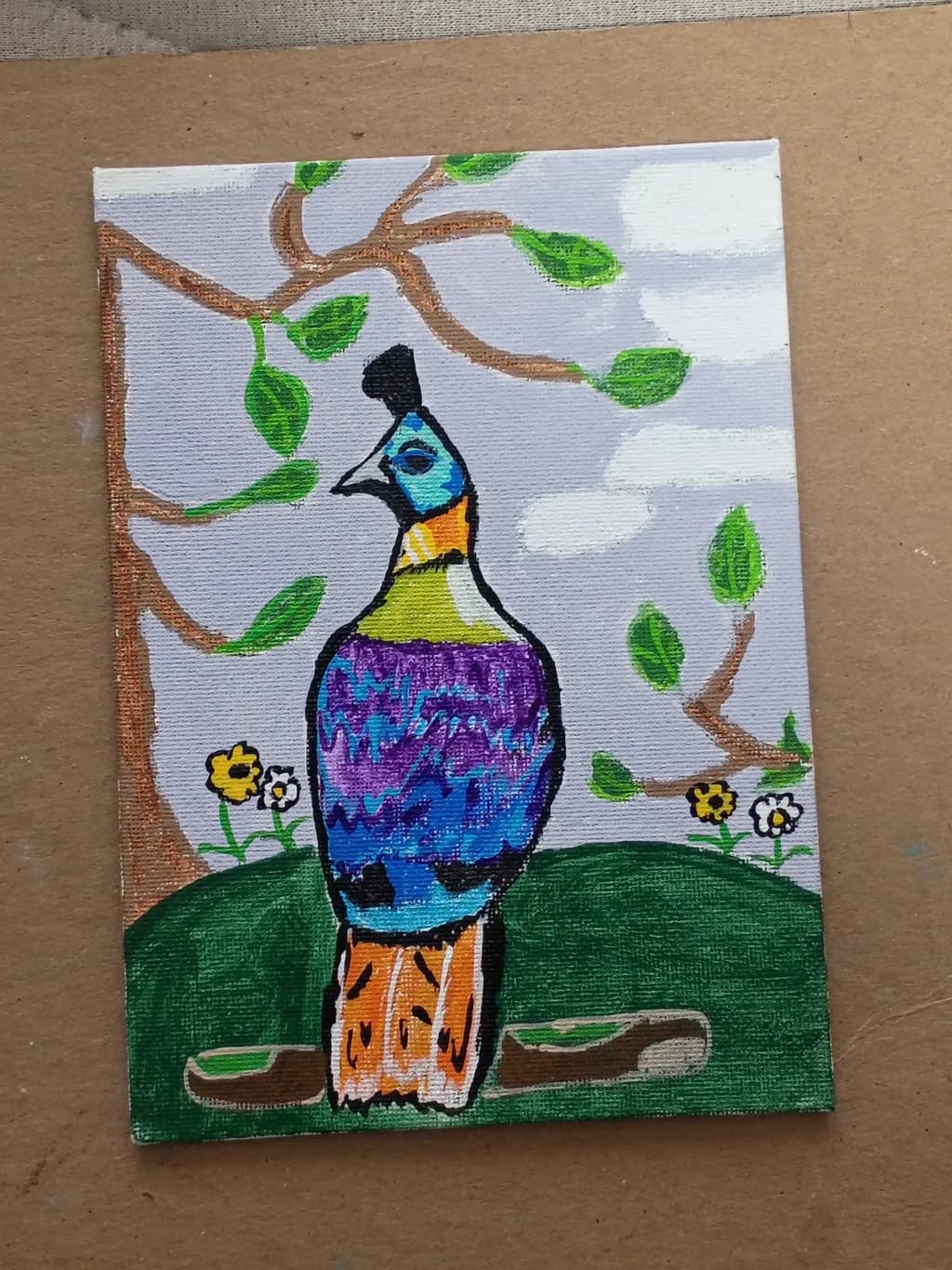 Peacock in Bloom