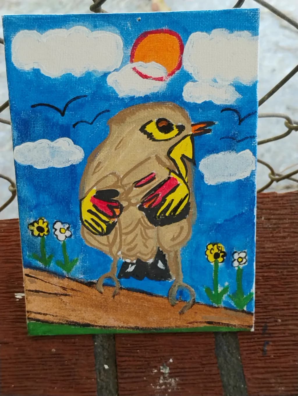Sunny Birdsong perch