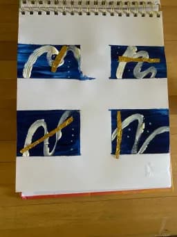 Midnight Gold Gestures