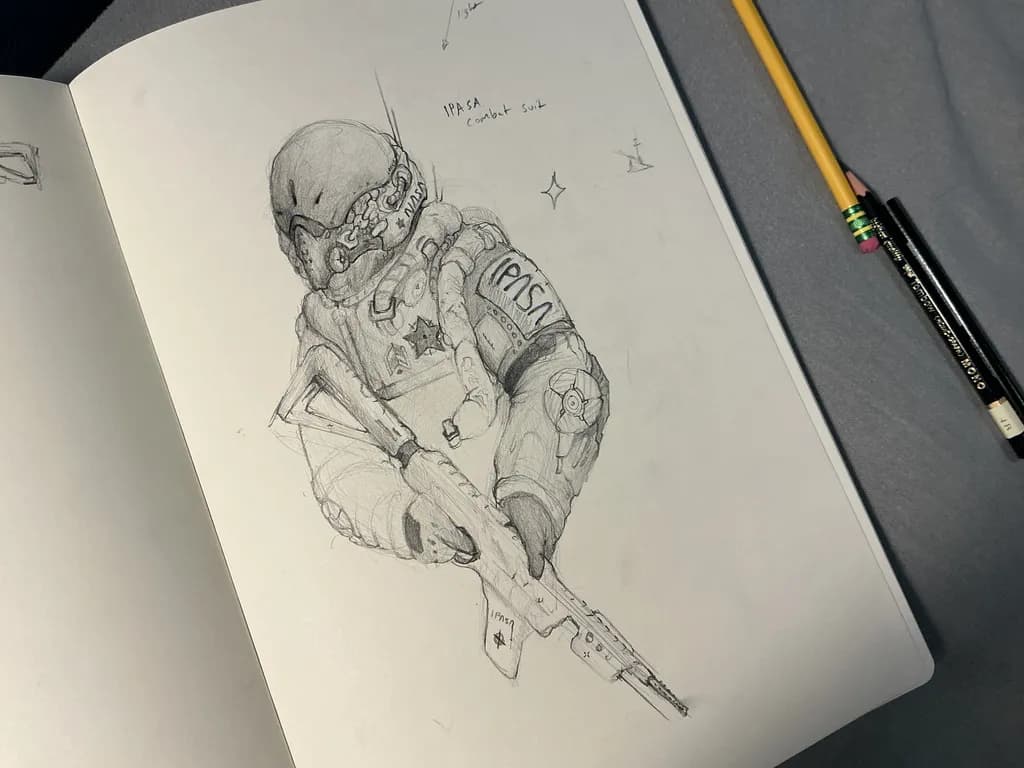 Astronaut Combat Suit Study