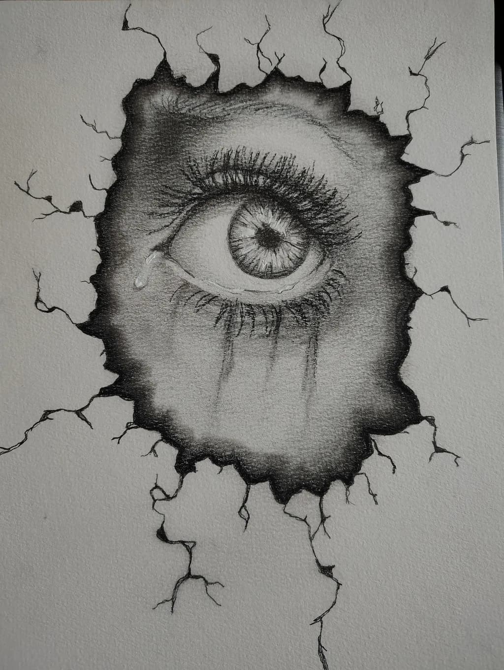 Cracked Eye