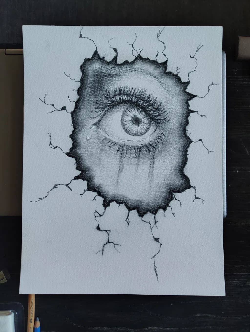 Cracked Eye