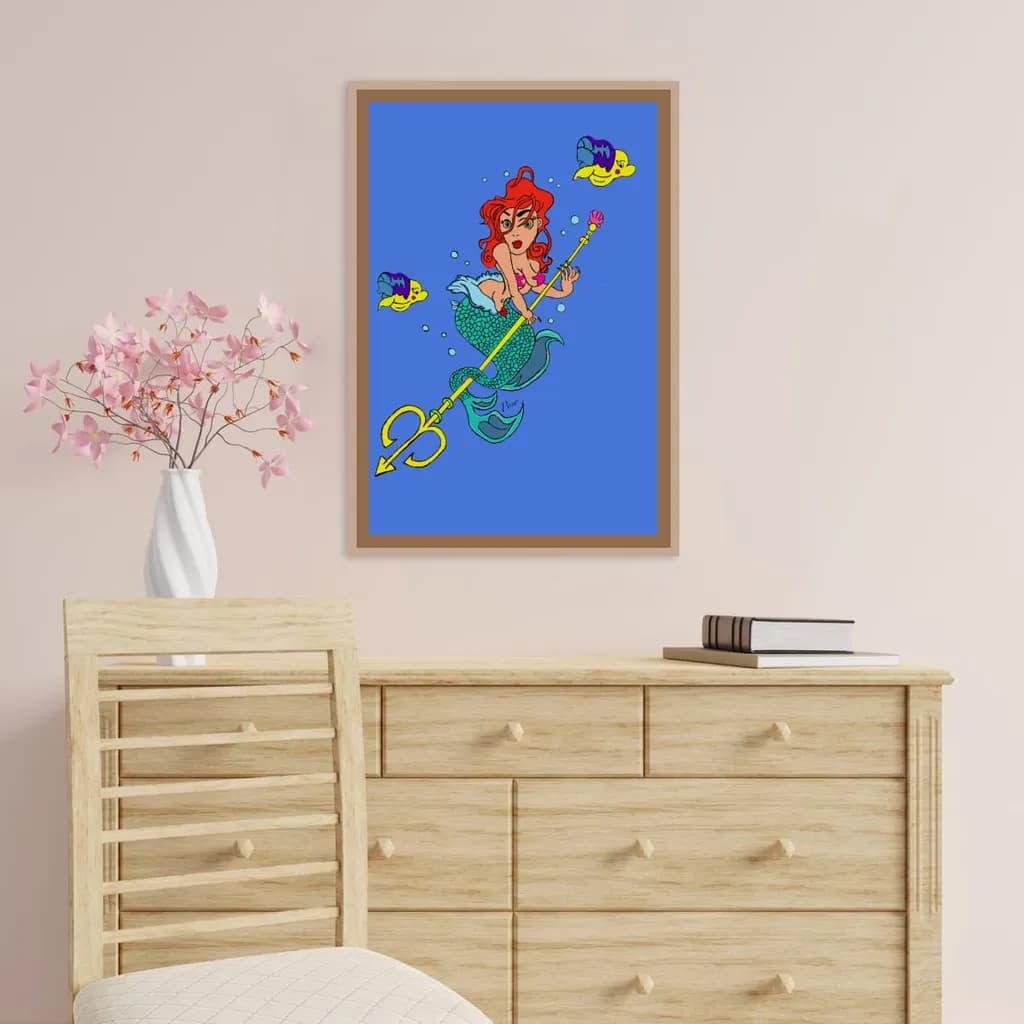 Mermaid with a Trident