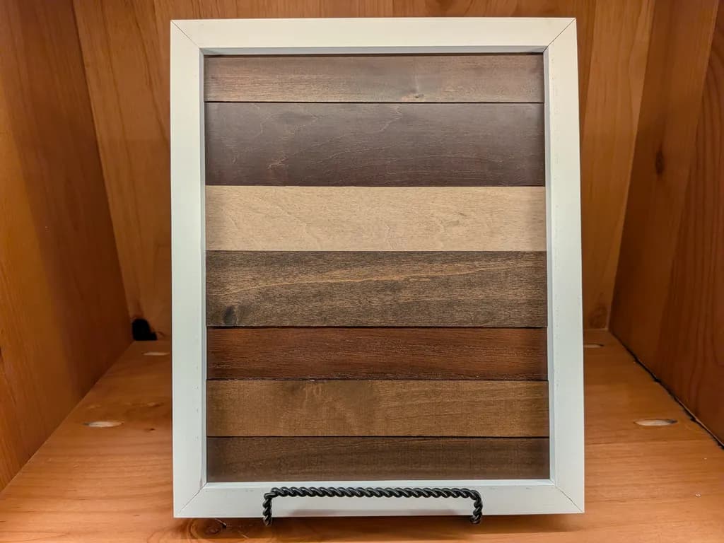 Framed Wood Samples