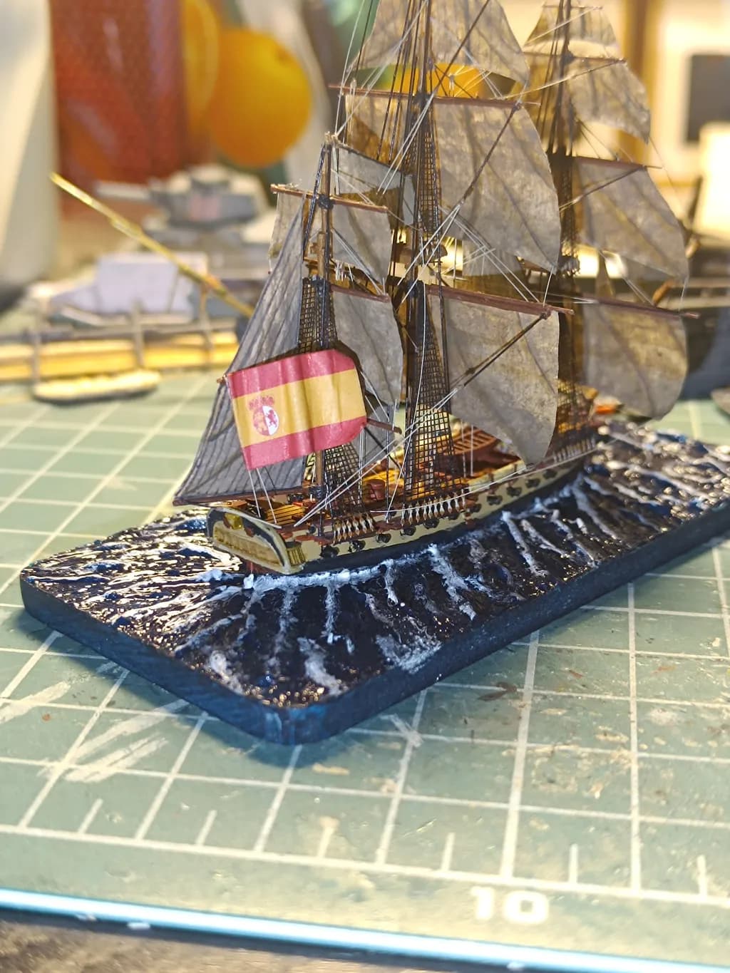 Spanish Galleon at Sea