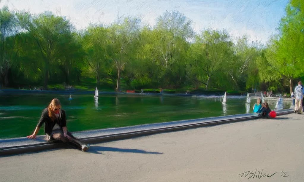 April in Central Park