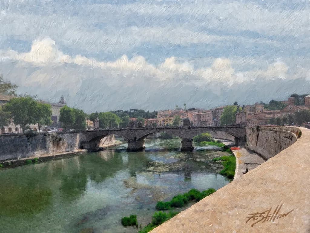 A View of the Ancient Tiber