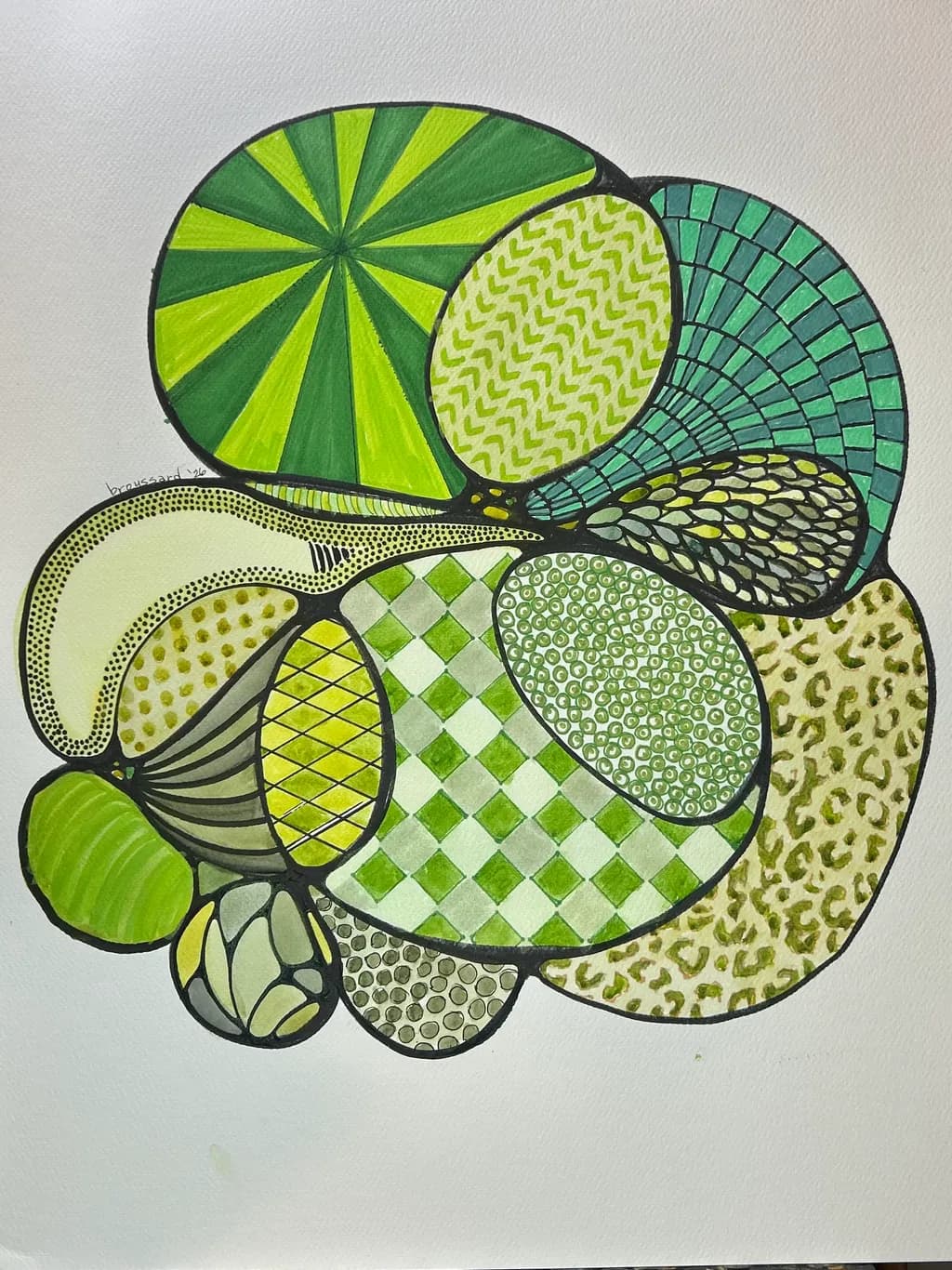 Green Mosaic Forms