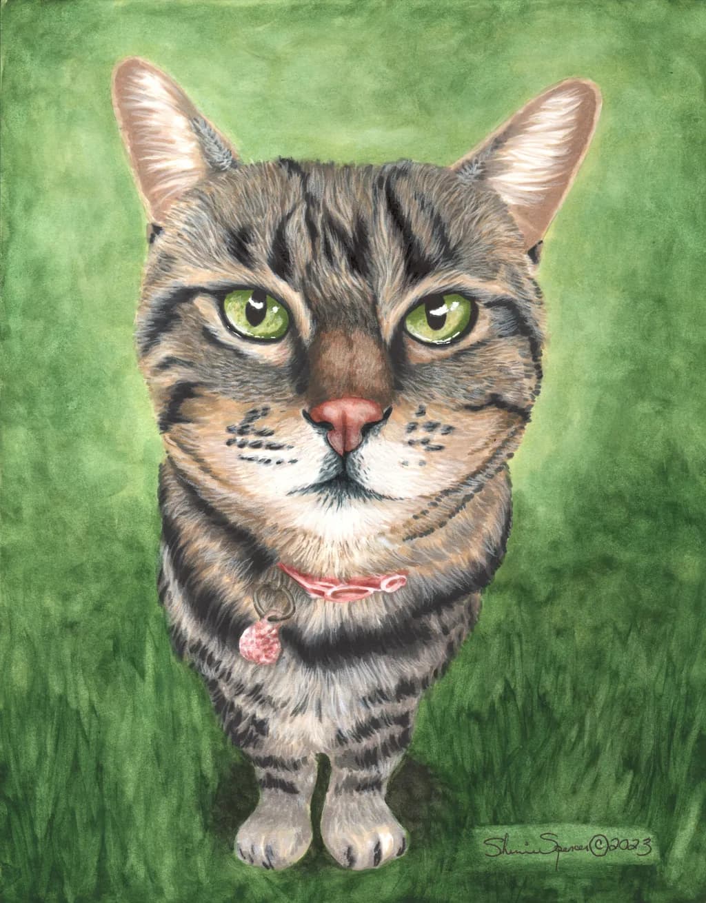 Green-Eyed Kitten