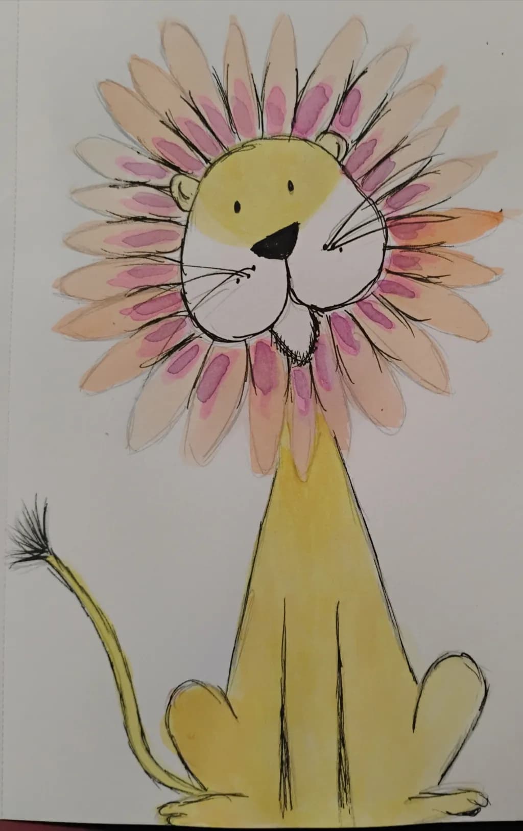 Flower-Mane Lion