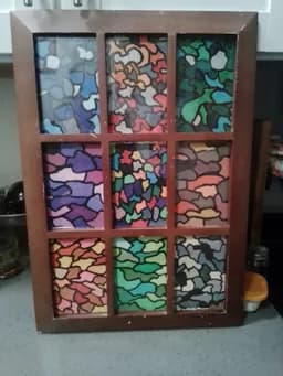 Abstract Stained Glass