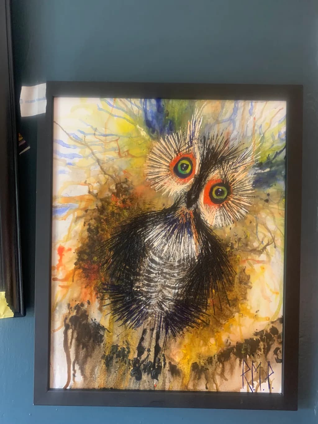 Spiky Owl Portrait