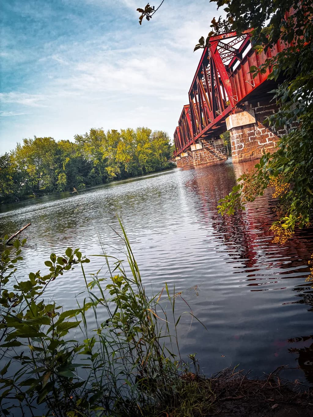 Red Bridge Reflections