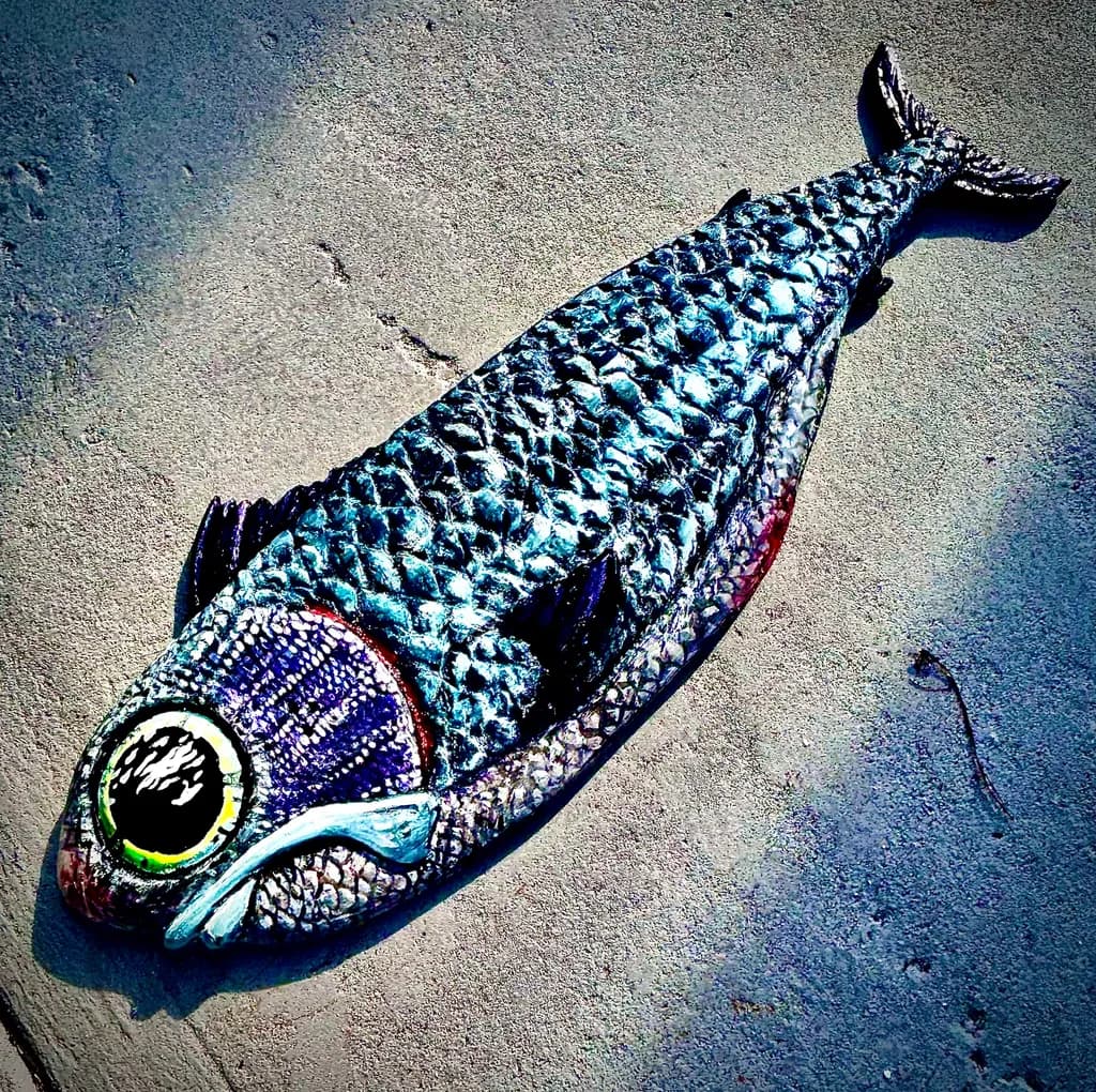 Blue Fish Decoy