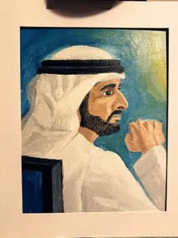 Bearded Man in White