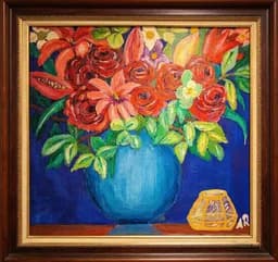 Roses in Blue