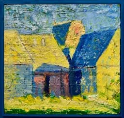 Yellow House   15 x 16 x 1.2" oil/canvas, 2026