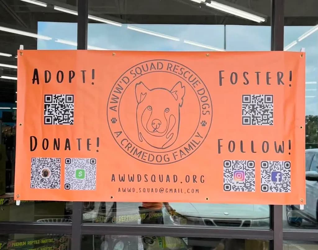 Rescue Dog Adoption Banner