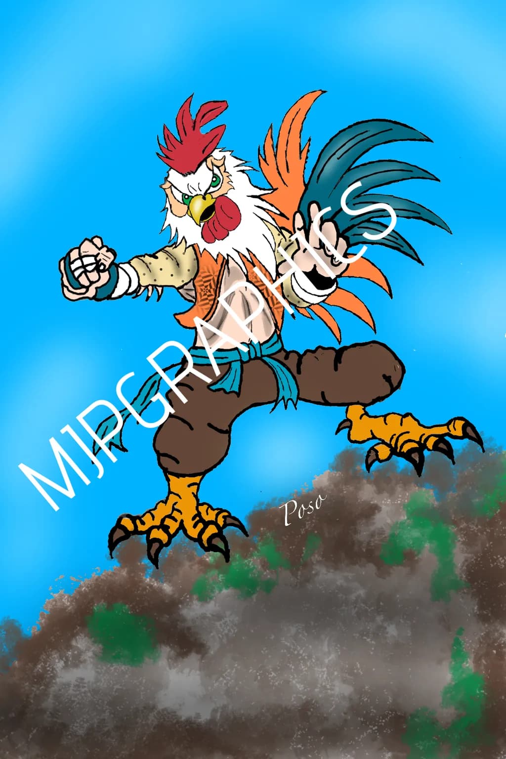 Kung Fu Rooster