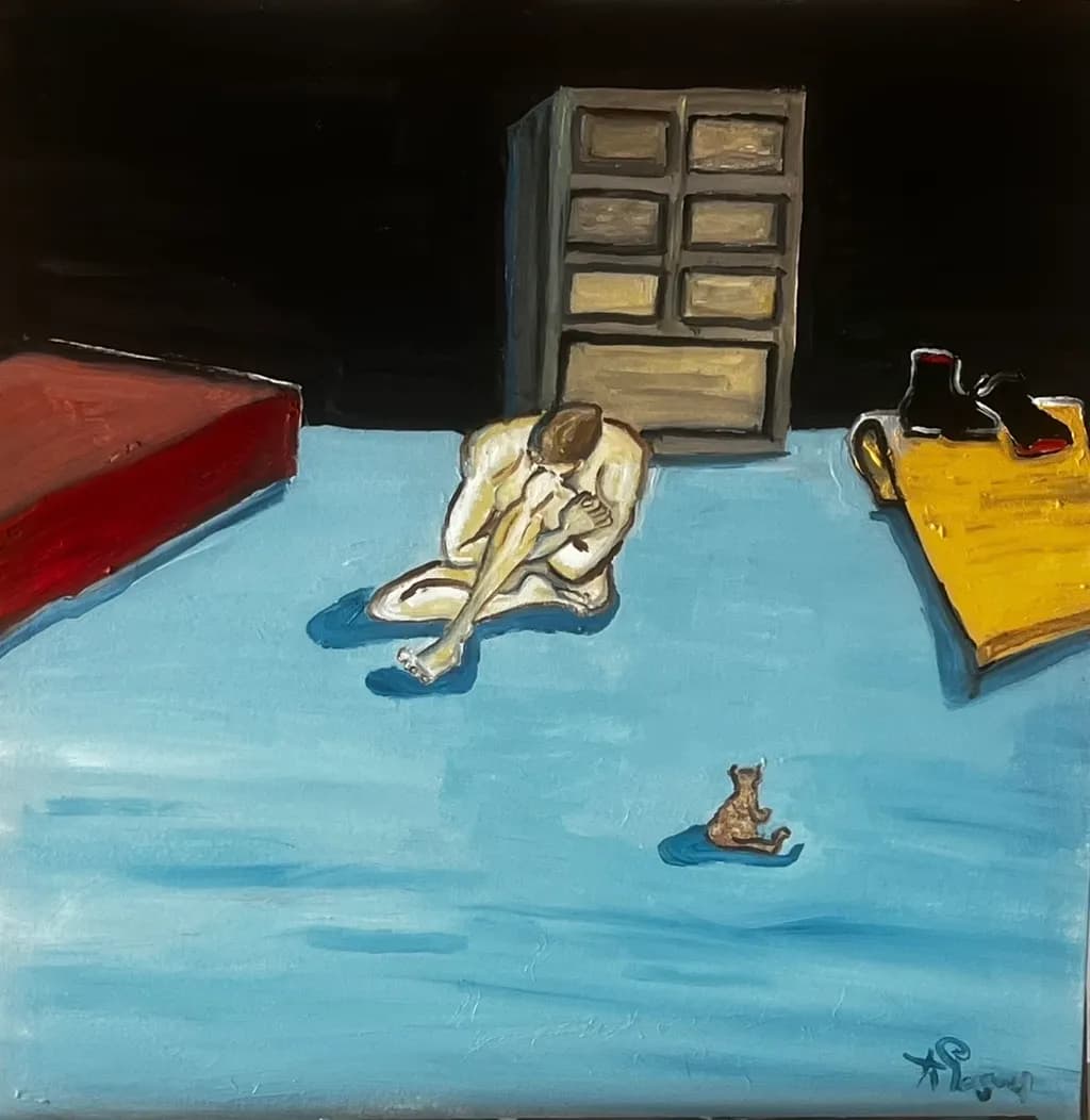 Blue Room Figure