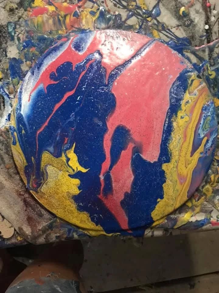 Marbled Color Flow
