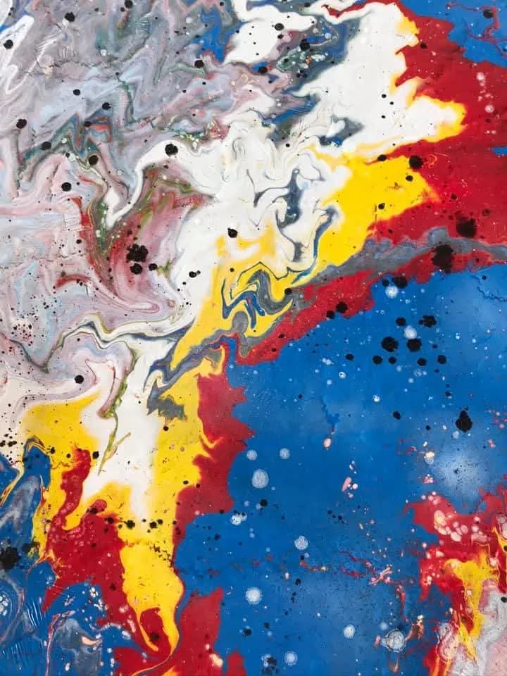 Marbled Color Current