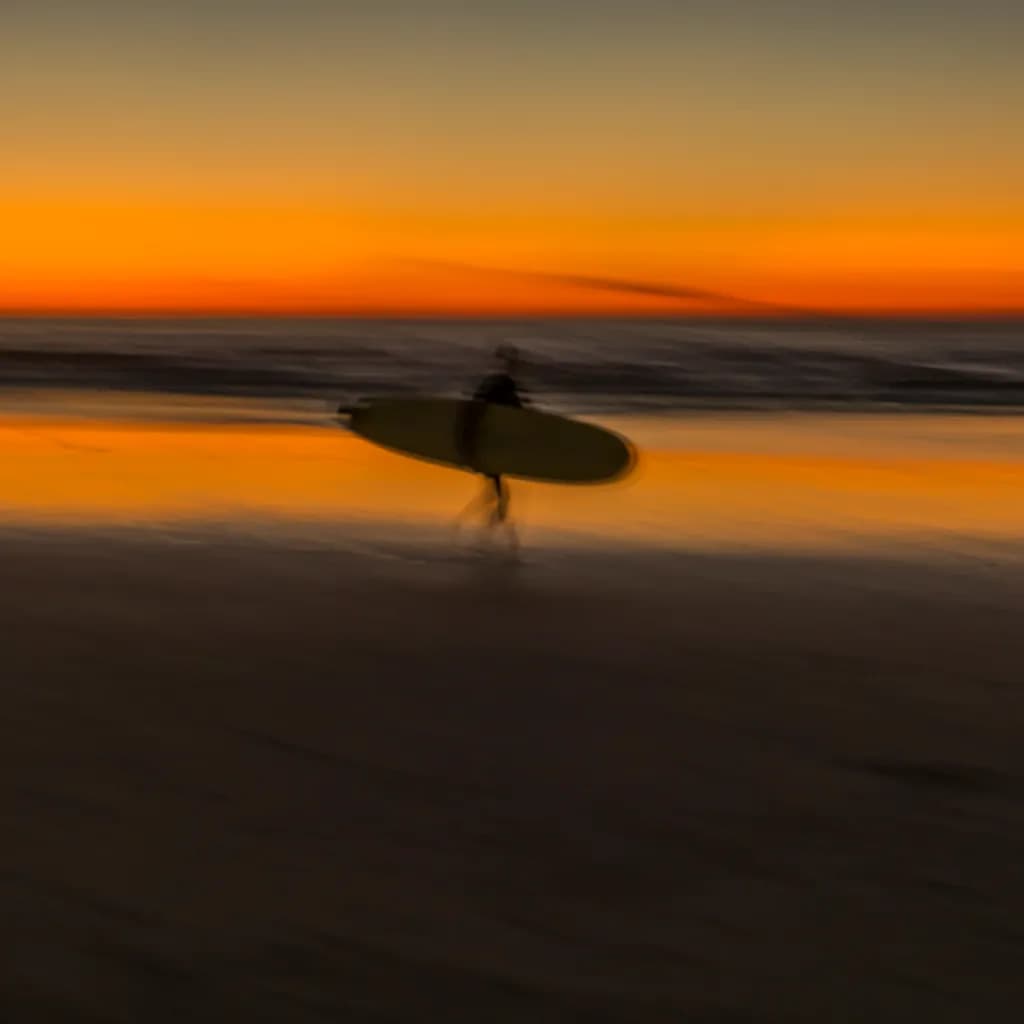 Surfer at Sunset