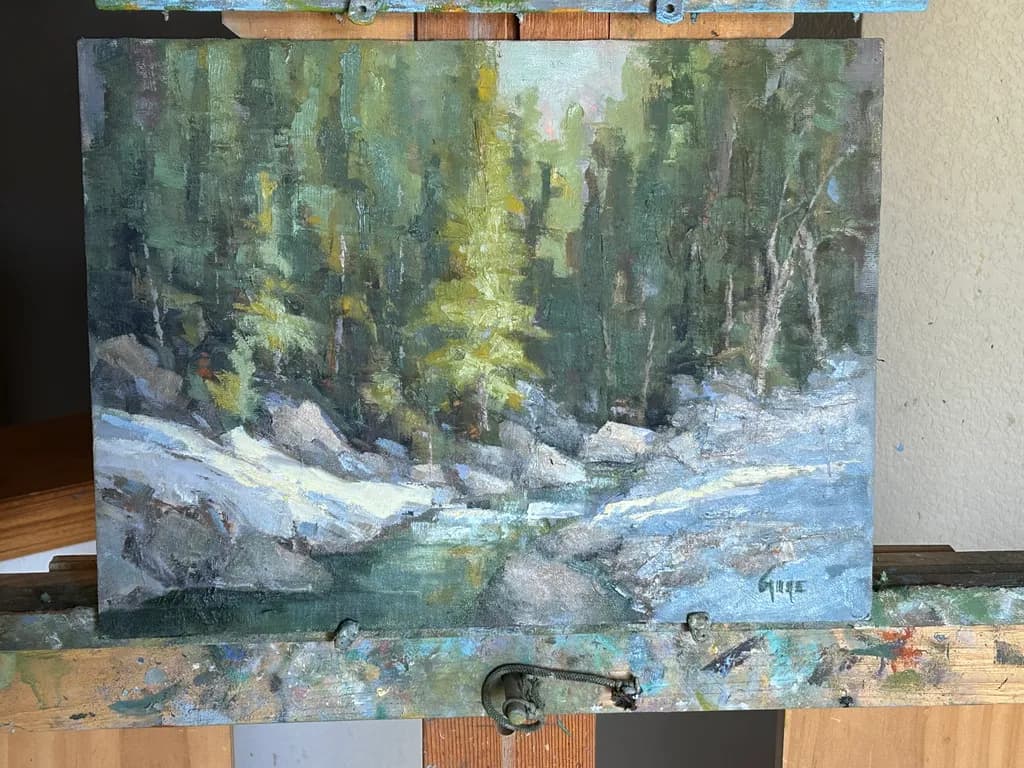 Whispers of the Forest: A Serene Stream in Nature's Embrace