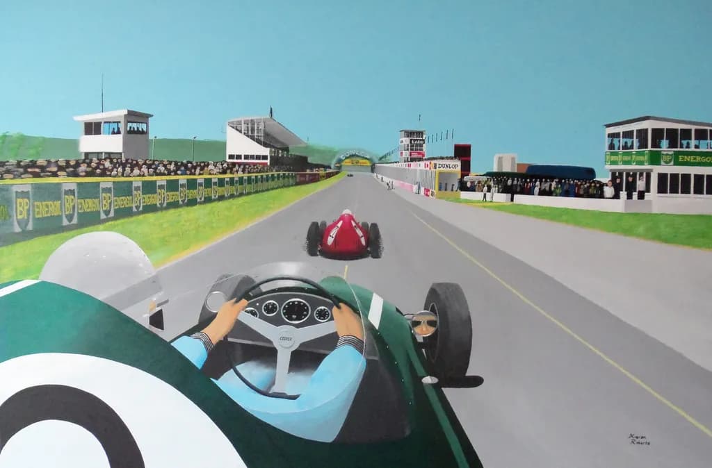 Racing Through Time: A Dynamic Journey on the Track