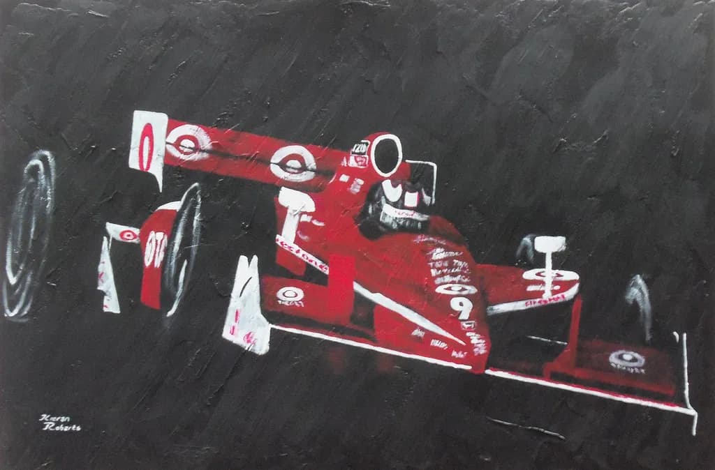 Racing Through Shadows: A Dynamic Tribute to Speed and Power