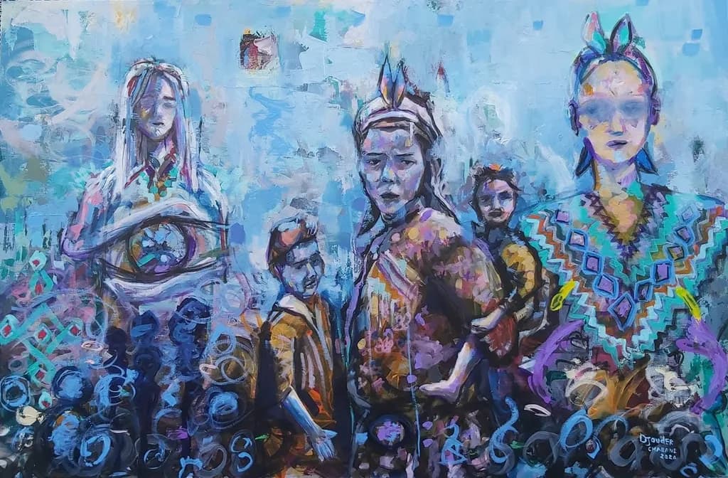 Cultural Echoes: A Vibrant Tapestry of Heritage and Identity in Blue Hues