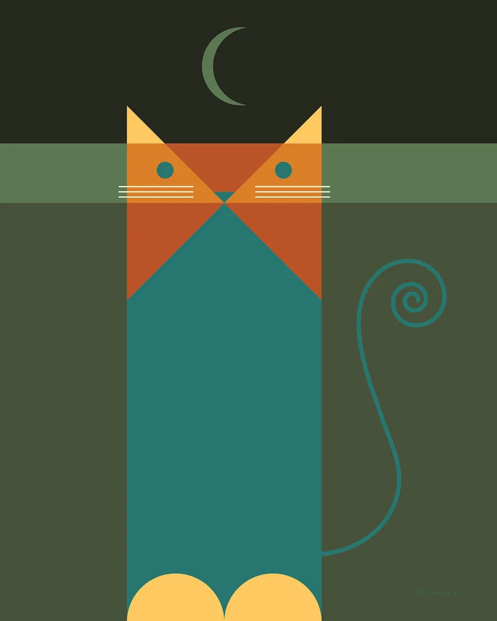 Bauhaus Cat No. 3