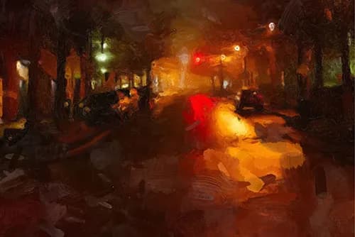 Whispers of the Fog: A Nocturnal Journey Through Urban Lights