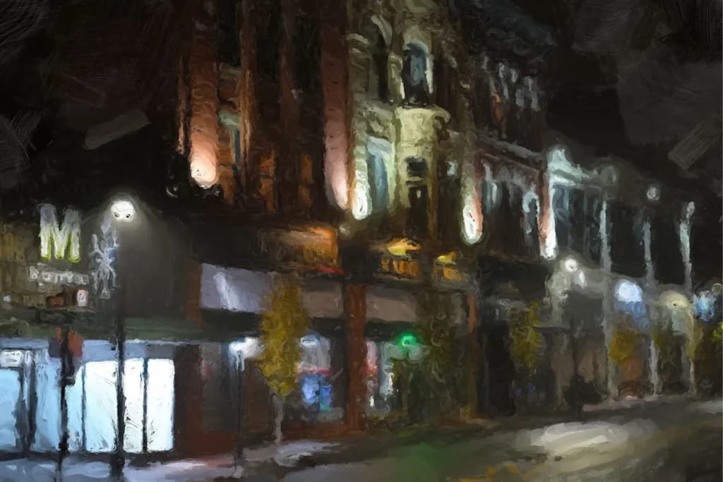 Nightfall in Lynchburg