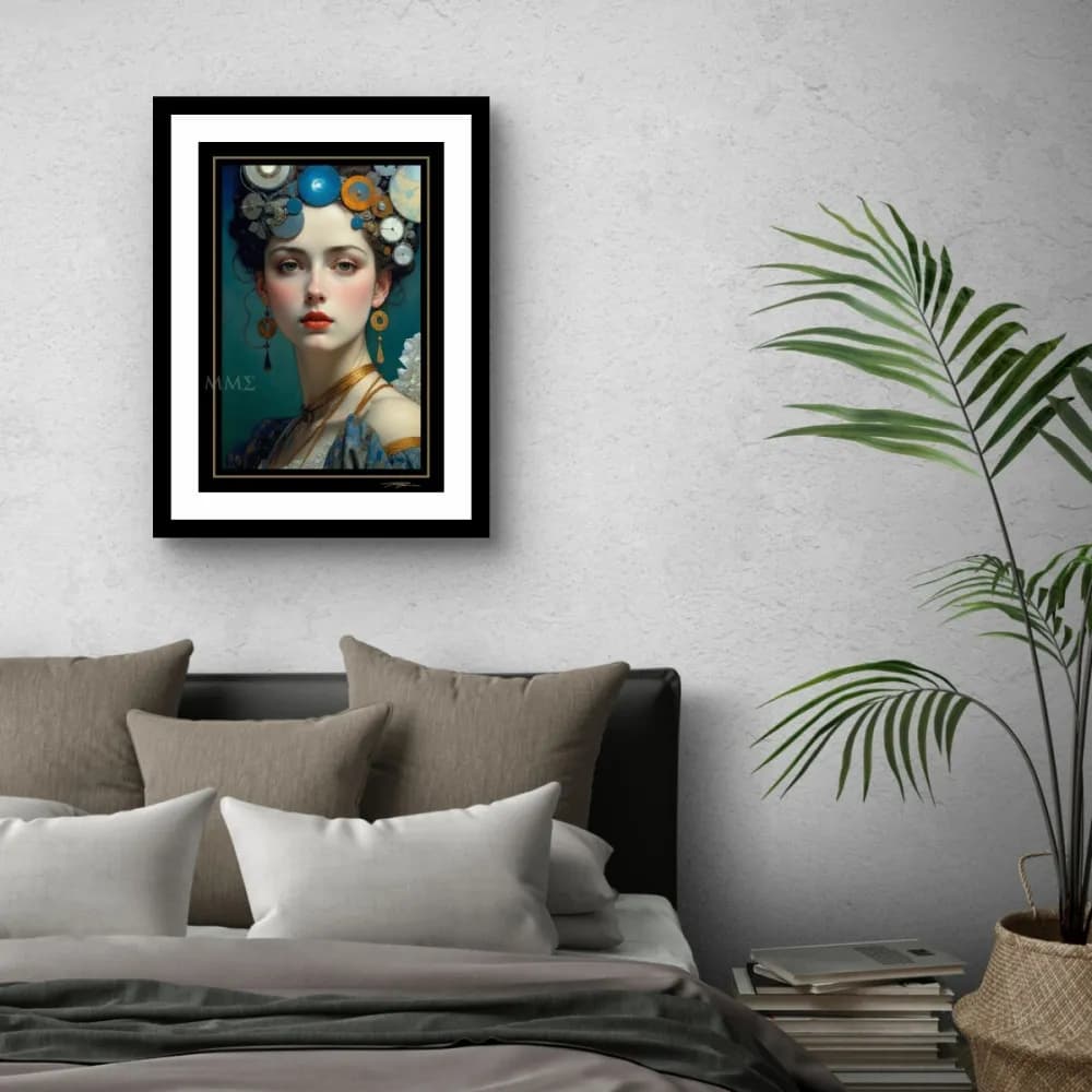 Whispers of Elegance: A Portrait of Timeless Beauty and Enigmatic Charm