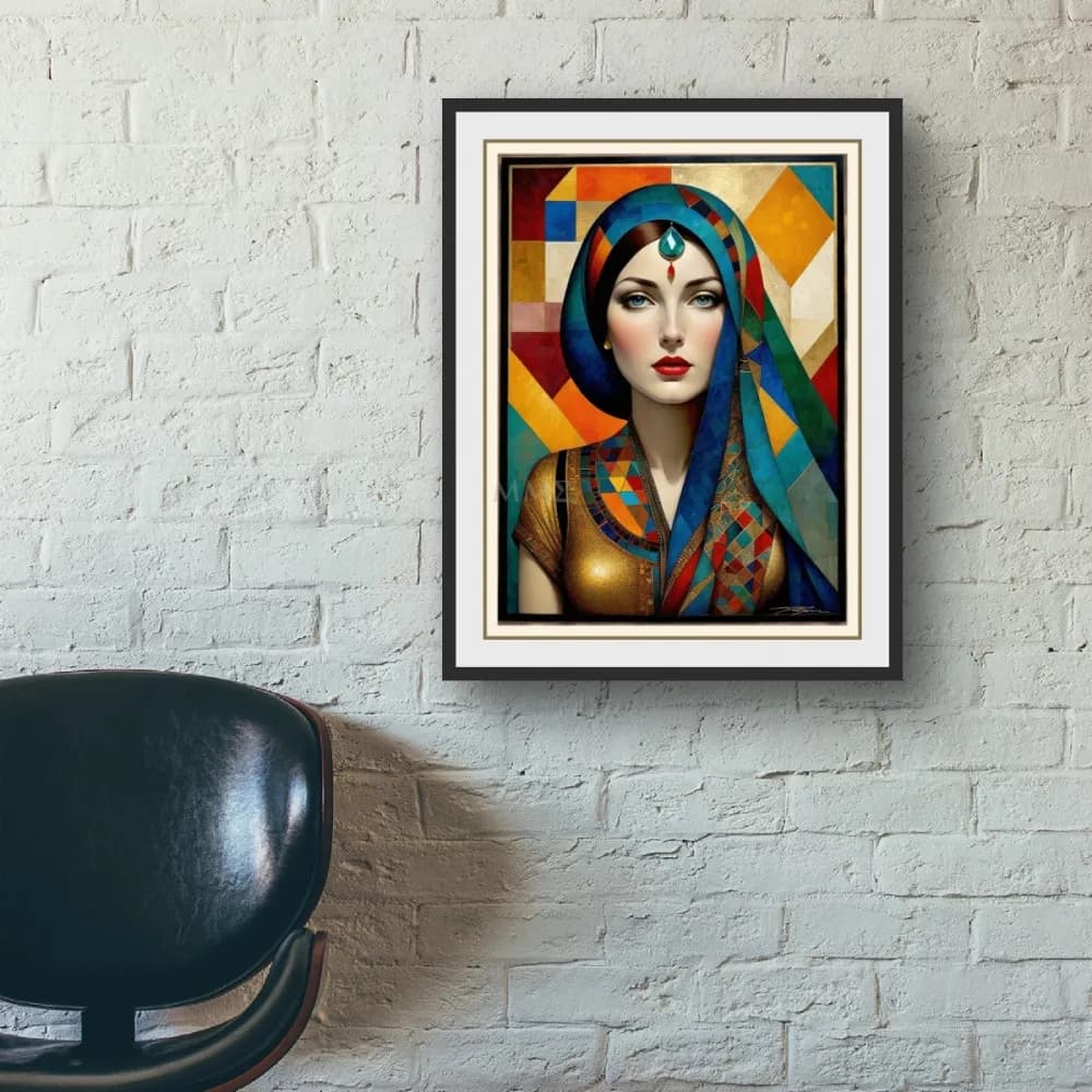 Mystique of the Enigmatic Queen: A Vibrant Journey Through Color and Culture