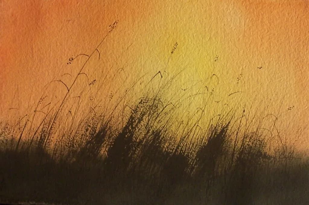Sunset Reeds