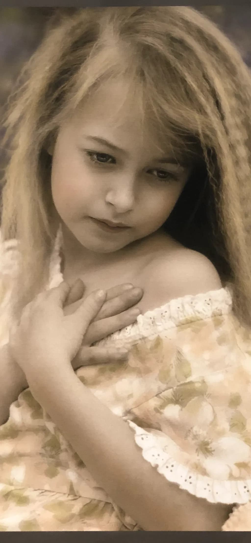 Whispers of Innocence: A Portrait of Childhood Serenity