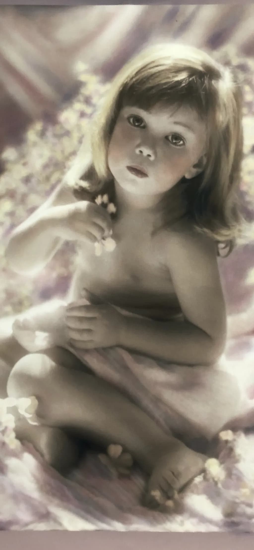 Whispers of Innocence: A Dreamy Portrait of Childhood Serenity