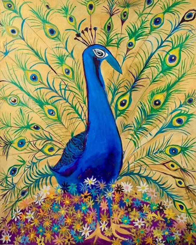 Majestic Peacock: A Vibrant Dance of Color and Nature
