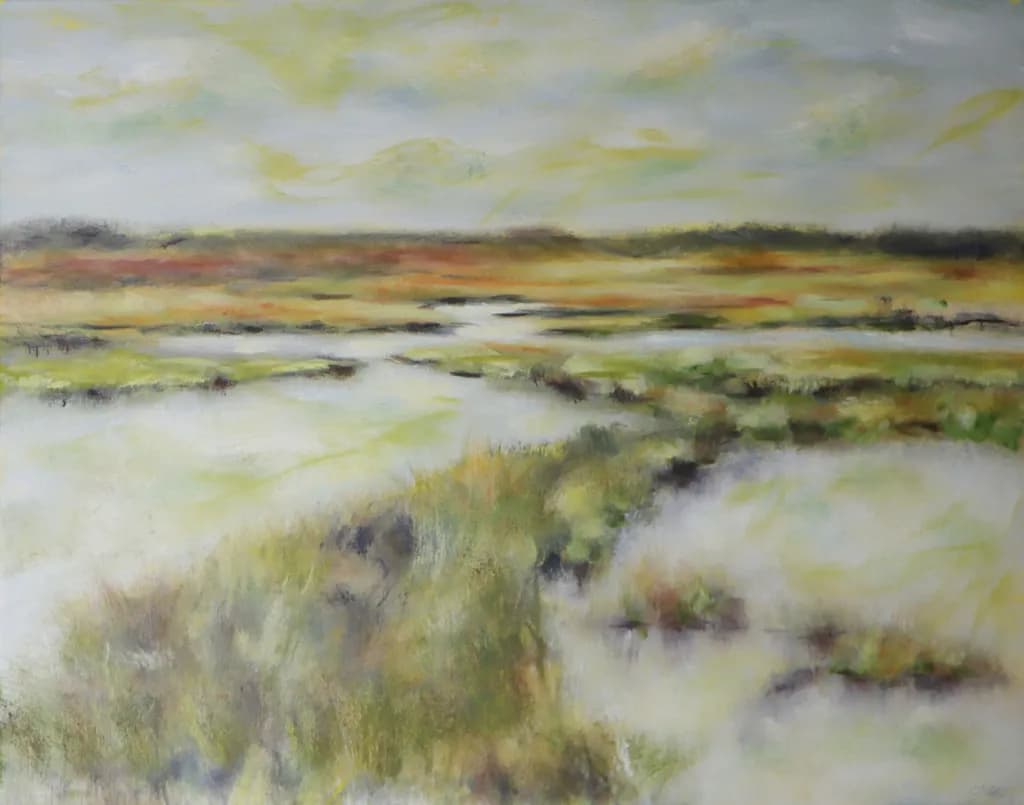 Whispers of Tranquility: An Abstract Journey Through Serene Landscapes