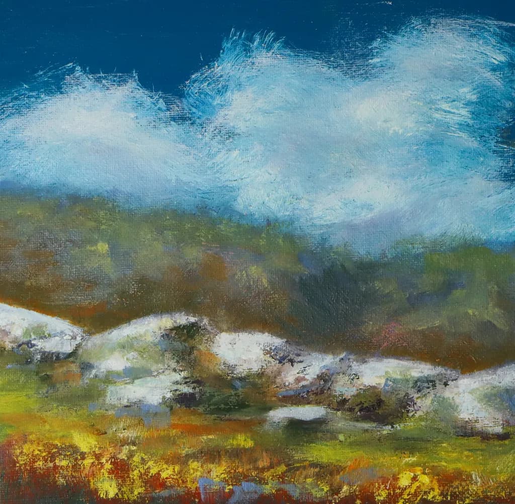 Whispers of Nature: A Serene Landscape in Vibrant Hues