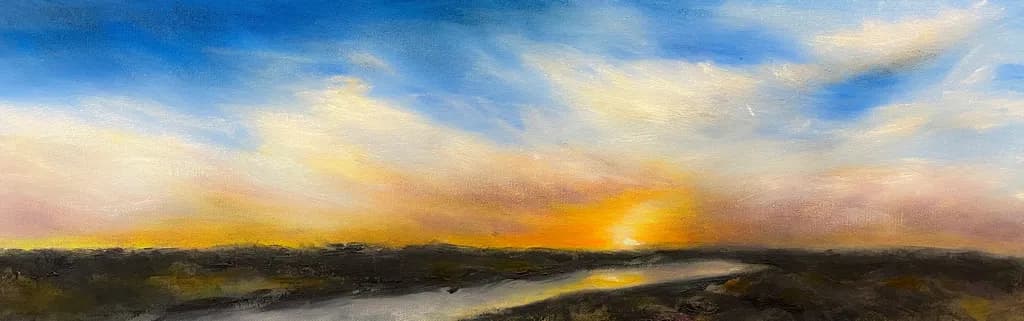 Whispers of Dawn: A Serene Journey Through Sky and Water