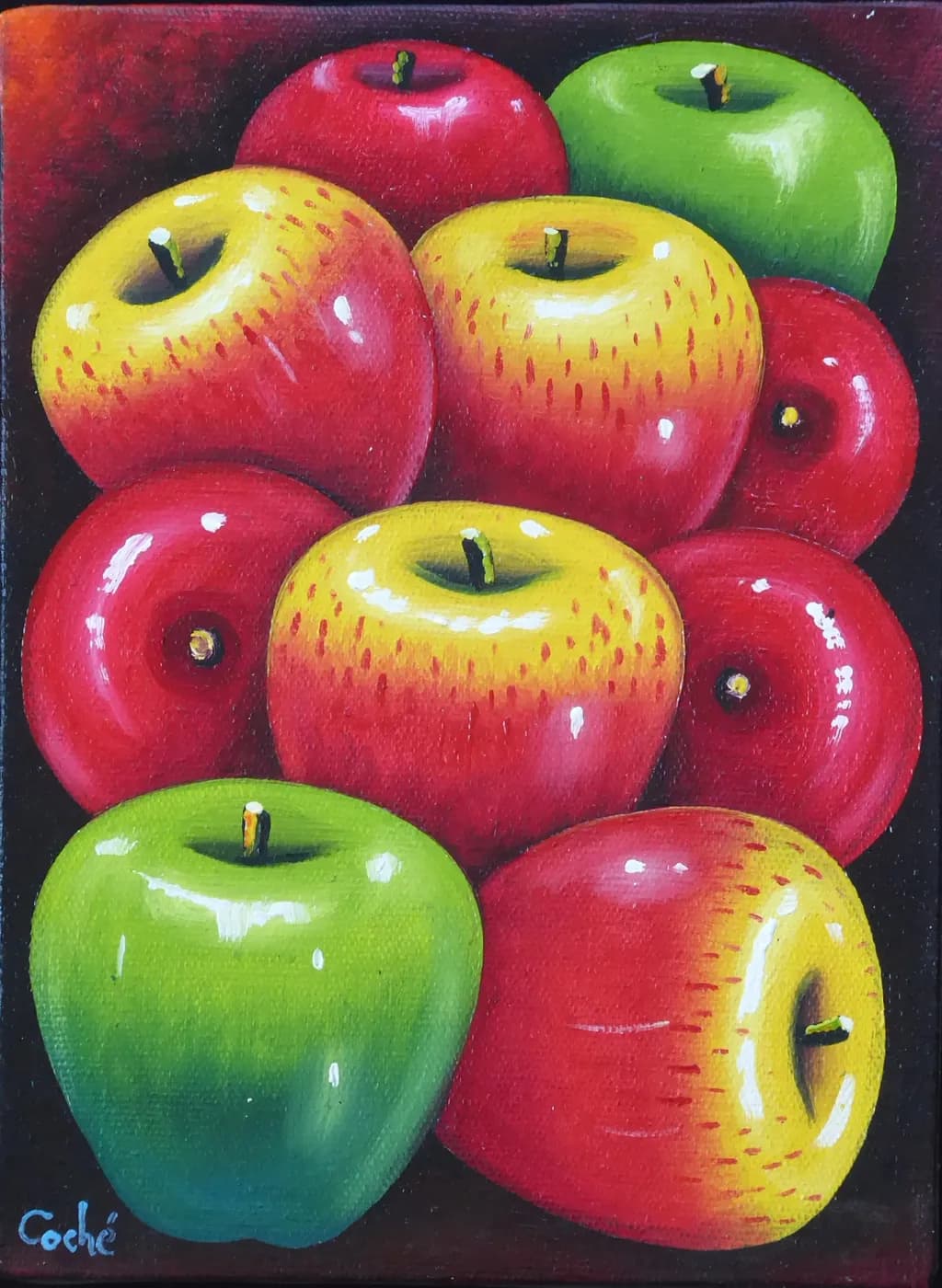 Vibrant Harmony: A Celebration of Nature's Bounty in Apples