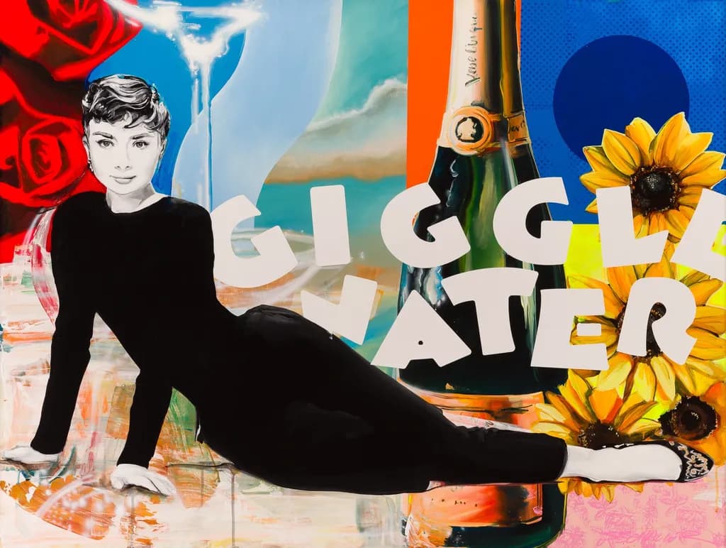 Giggling Elegance: A Playful Tribute to Timeless Glamour and Joyful Celebrations