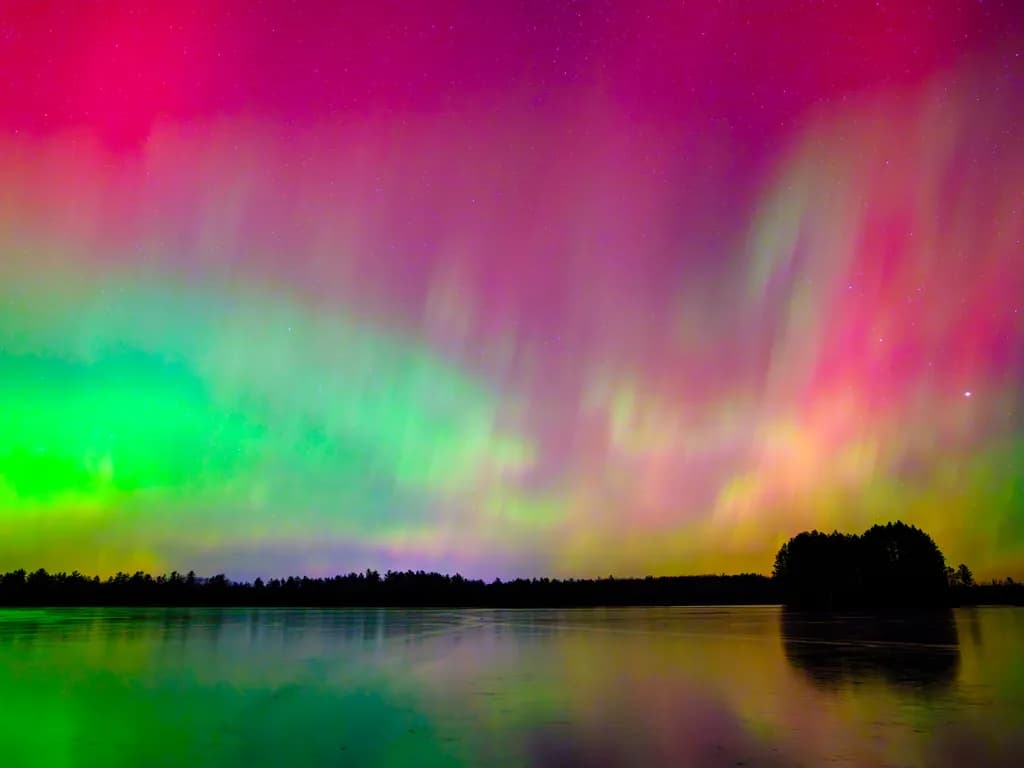 Northern Lights Reflection