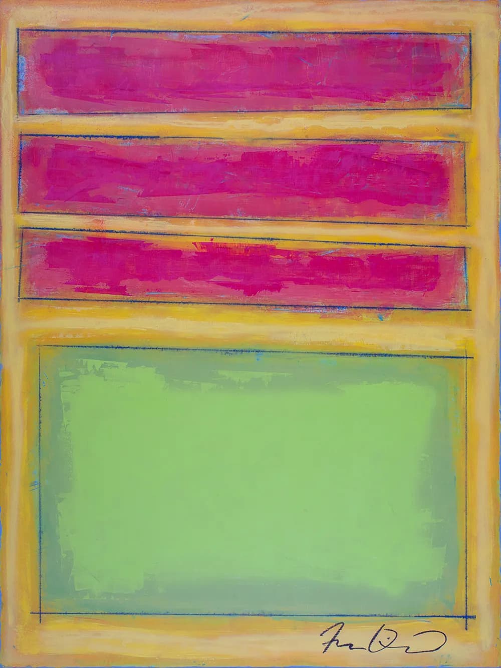 Vibrant Layers: A Playful Dance of Color and Emotion