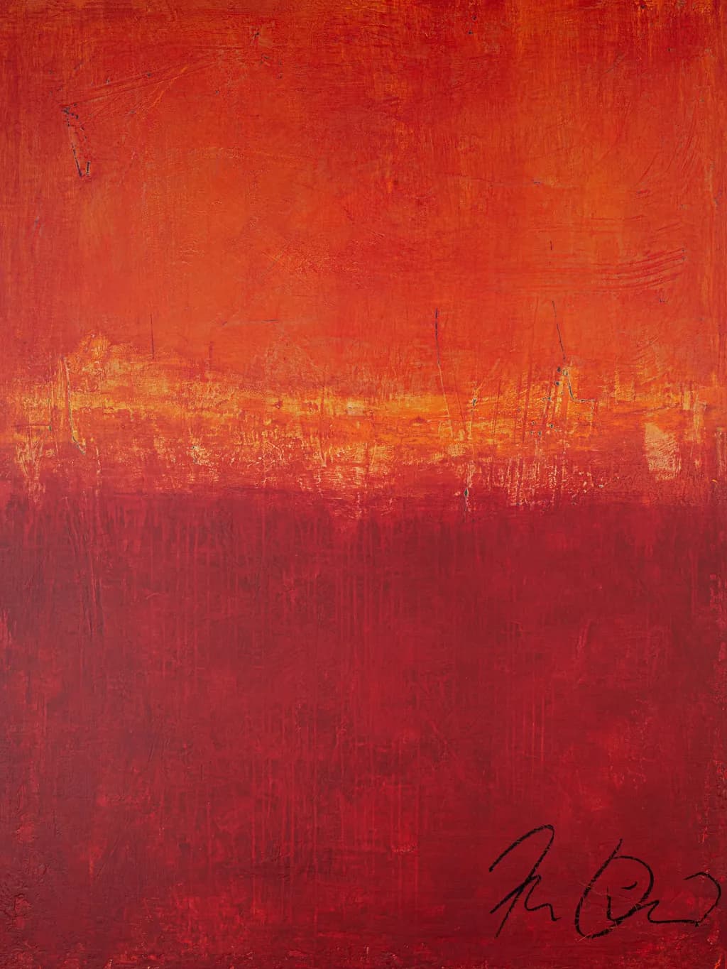 Embers of Emotion: A Journey Through Red Horizons