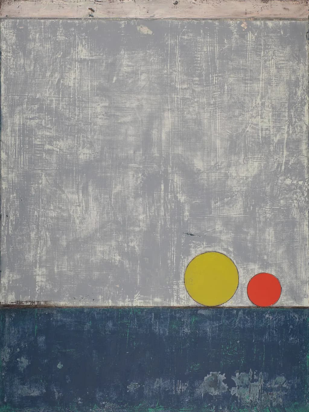 Whispers of Color: A Minimalist Dance of Geometric Shapes and Textures