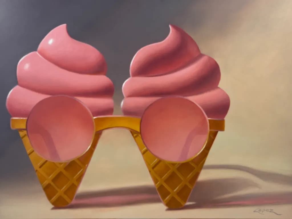 Waffle Cone Glasses